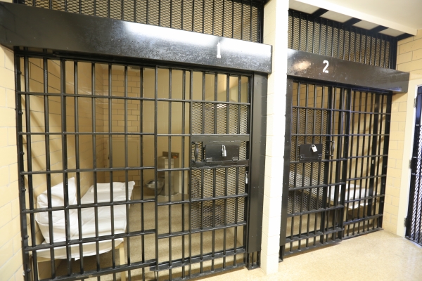 Two holding cells near the execution chamber.