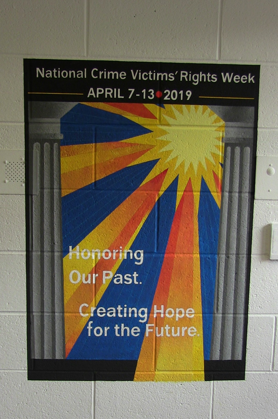Crime Victims Week Mural