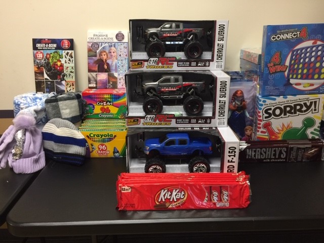 Toys donated by inmates at SCI Dallas