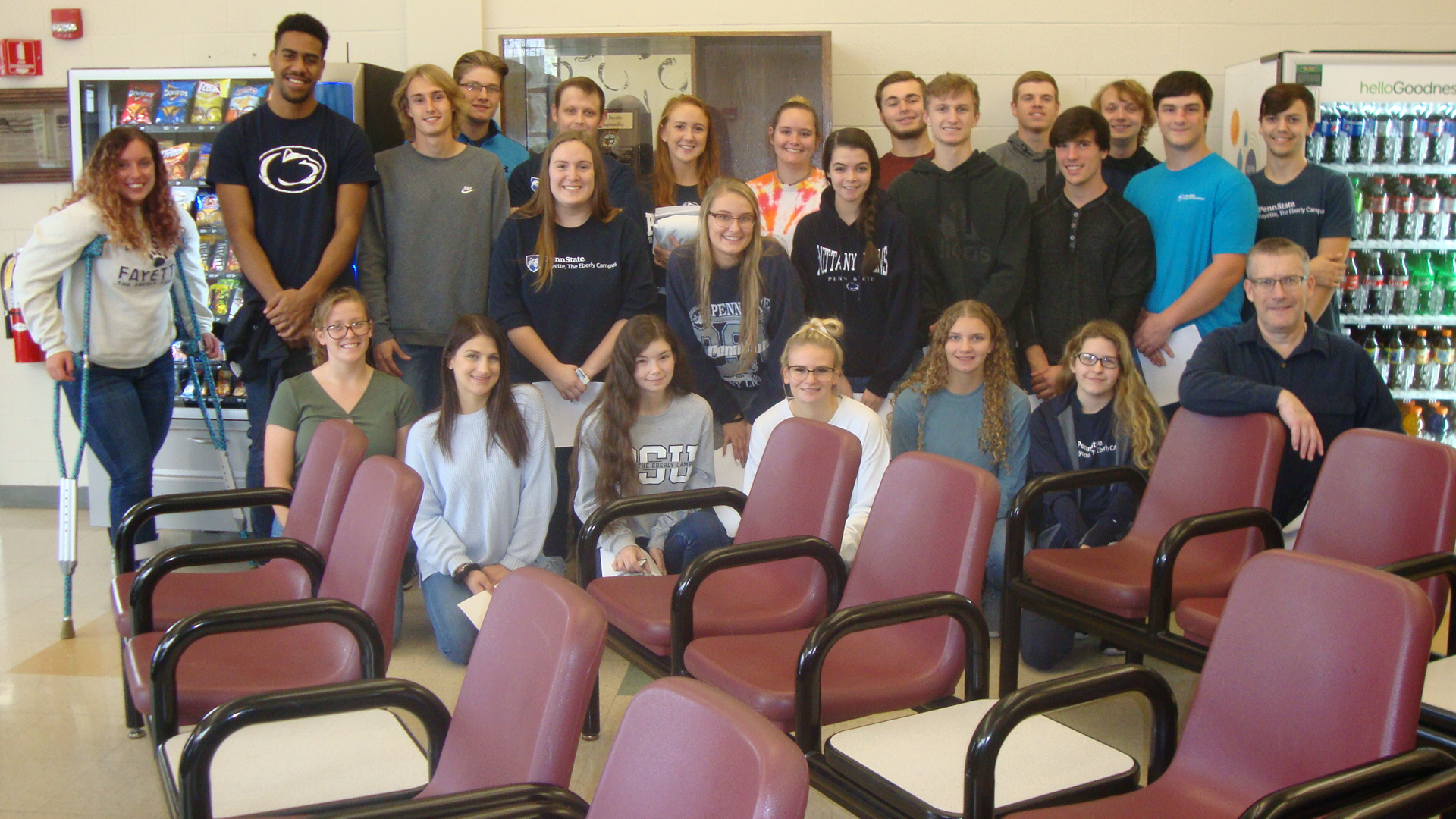 Students from Penn State Fayette tour SCI Fayette