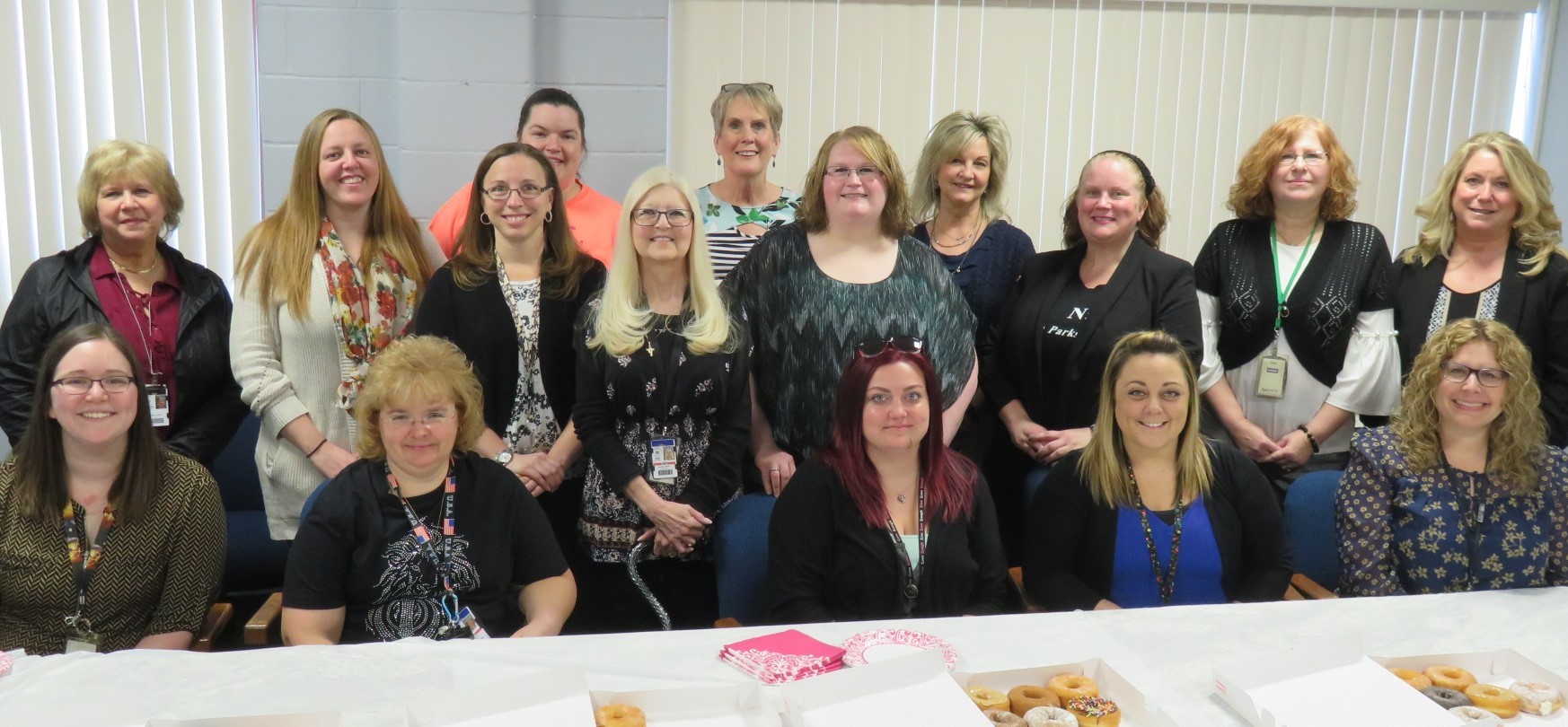 Administrative professionals at SCI Greene gather for a special lunch