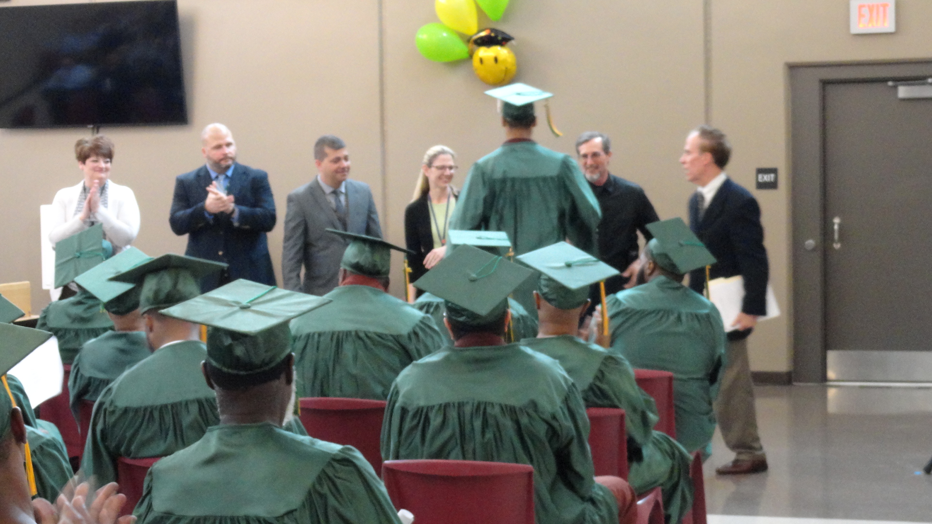 Inmates at SCI Phoenix graduate