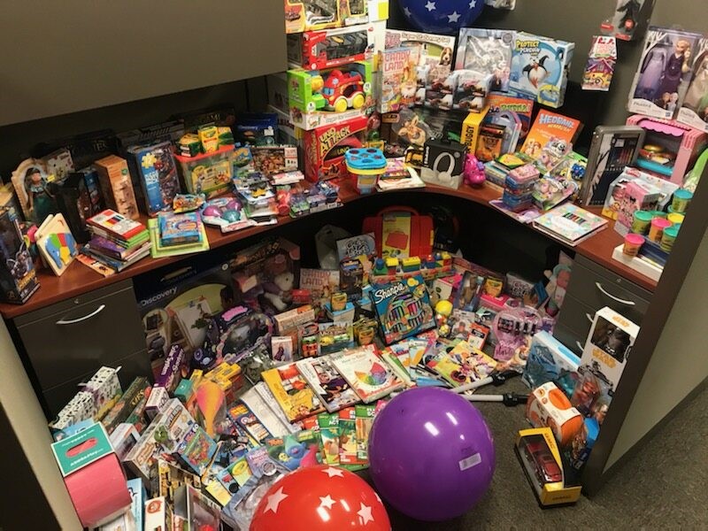 Toys donated to CHOP by SCI Phoenix