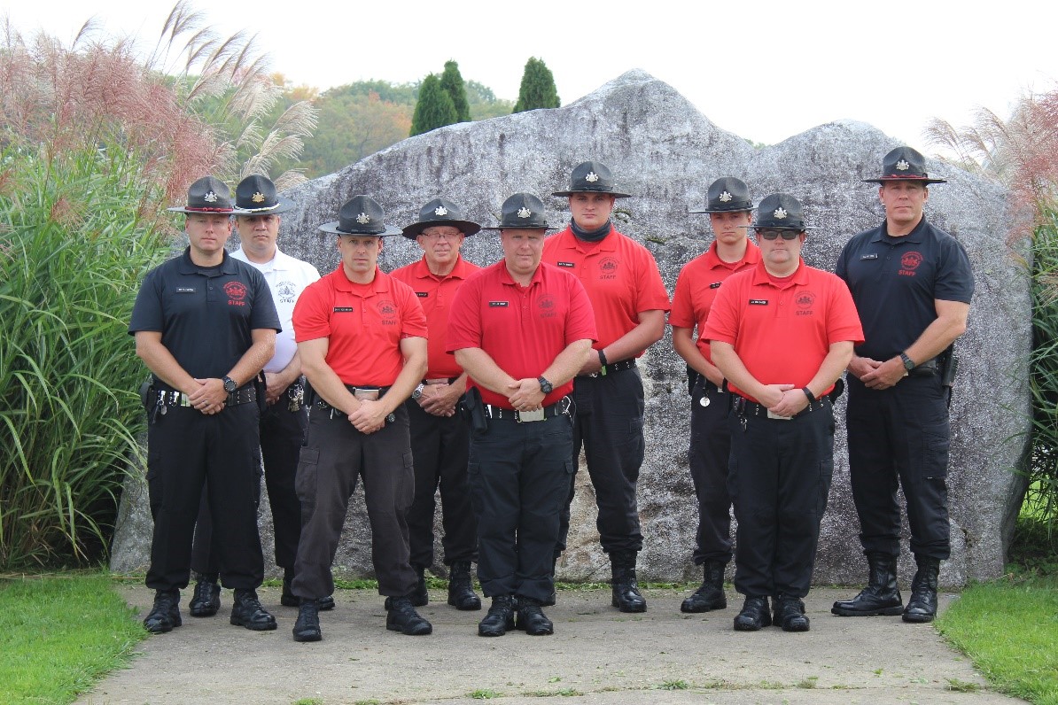 A group of drill instructors