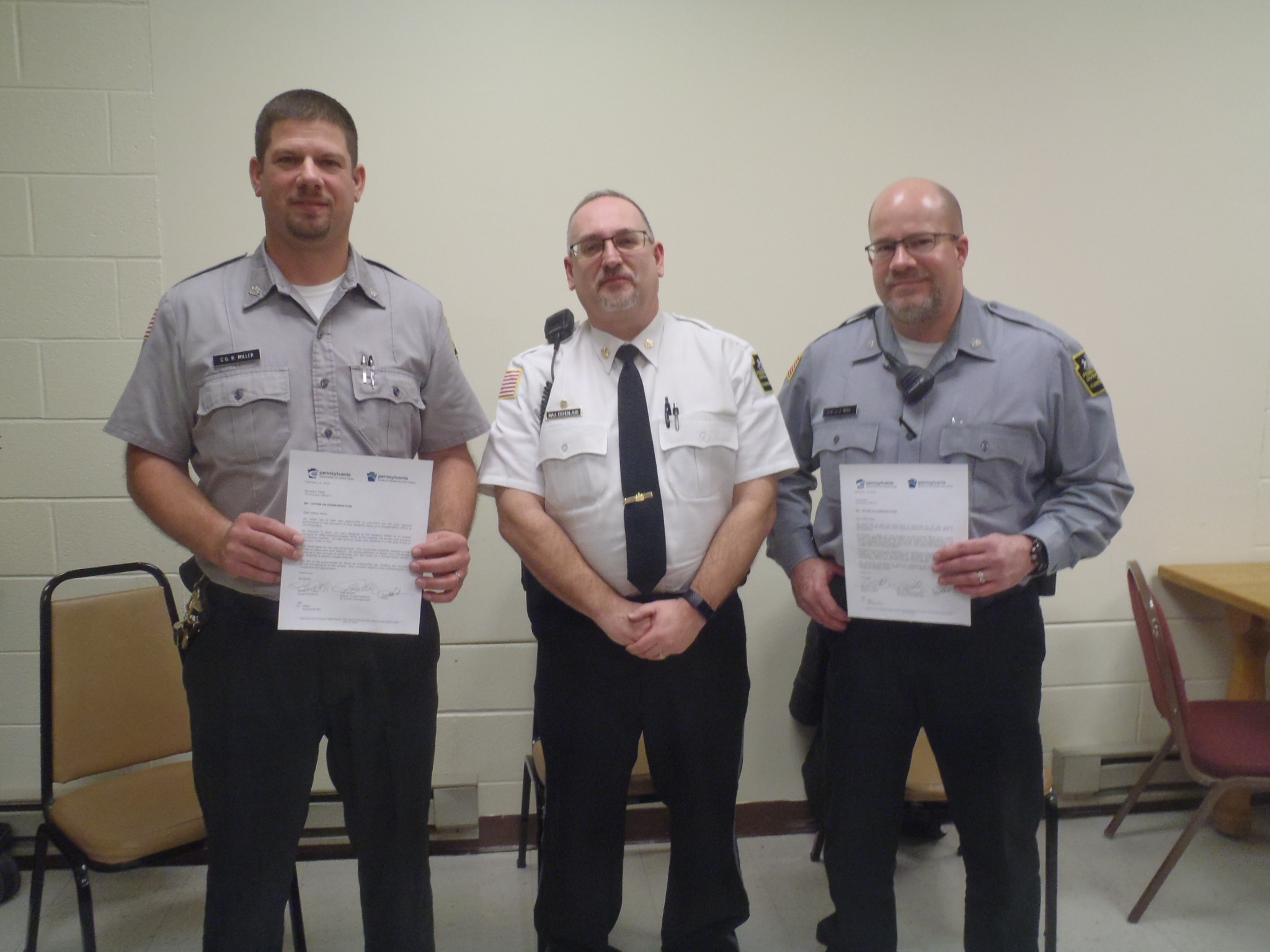 Officers receive awards