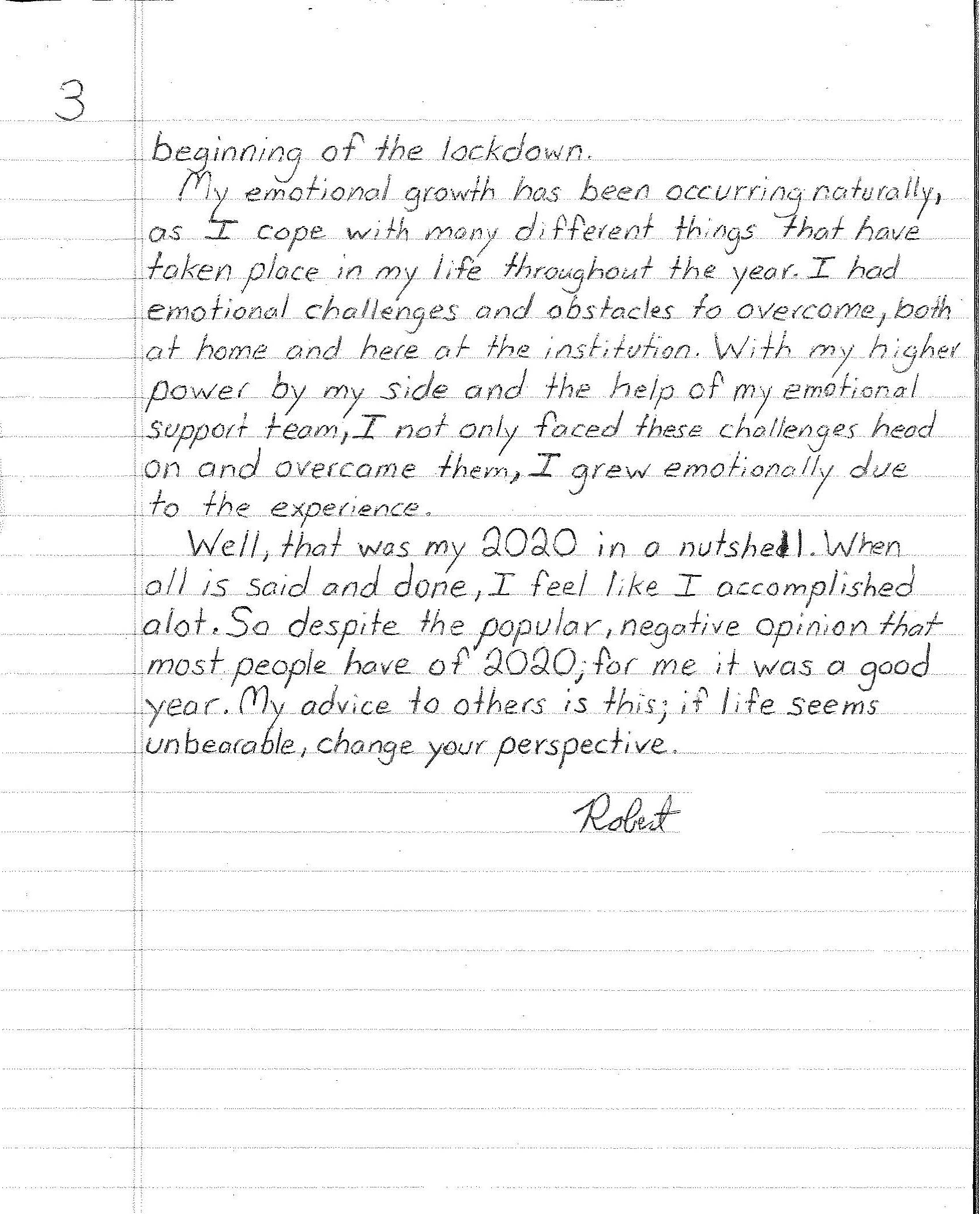 The third page of the winning essay