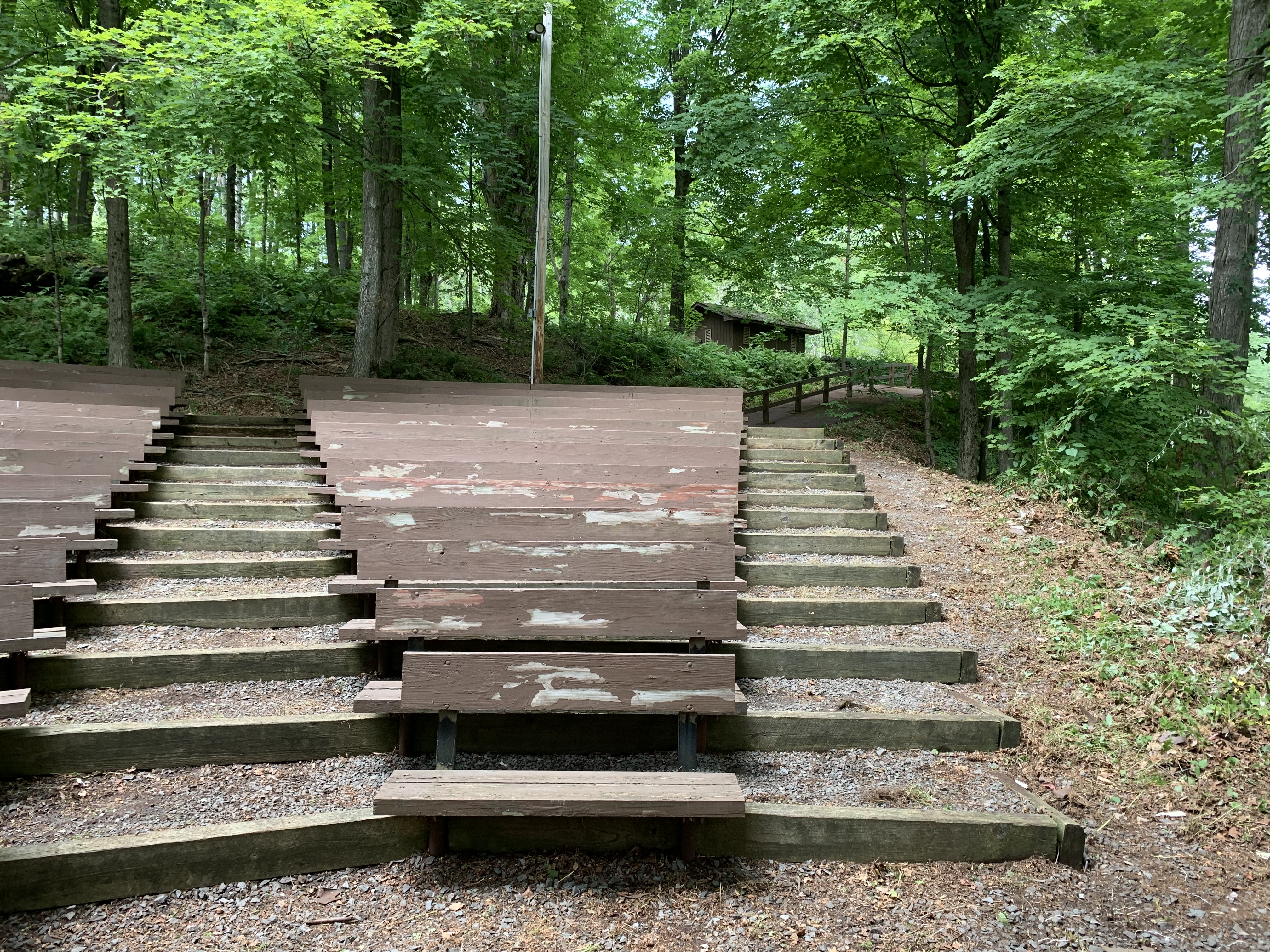 An amphitheater without weeds