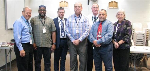 Seven members of the DOC chaplaincy staff