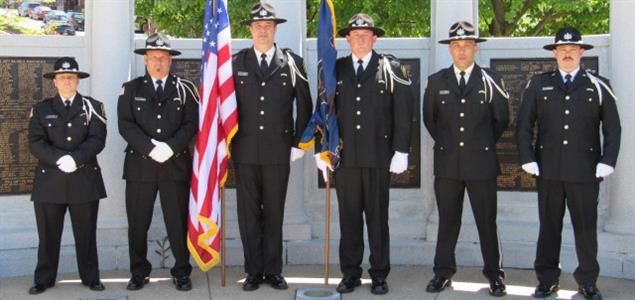 SCI Rockview's Honor Guard at the Centre County Law Enforcement Memorial Ceremony