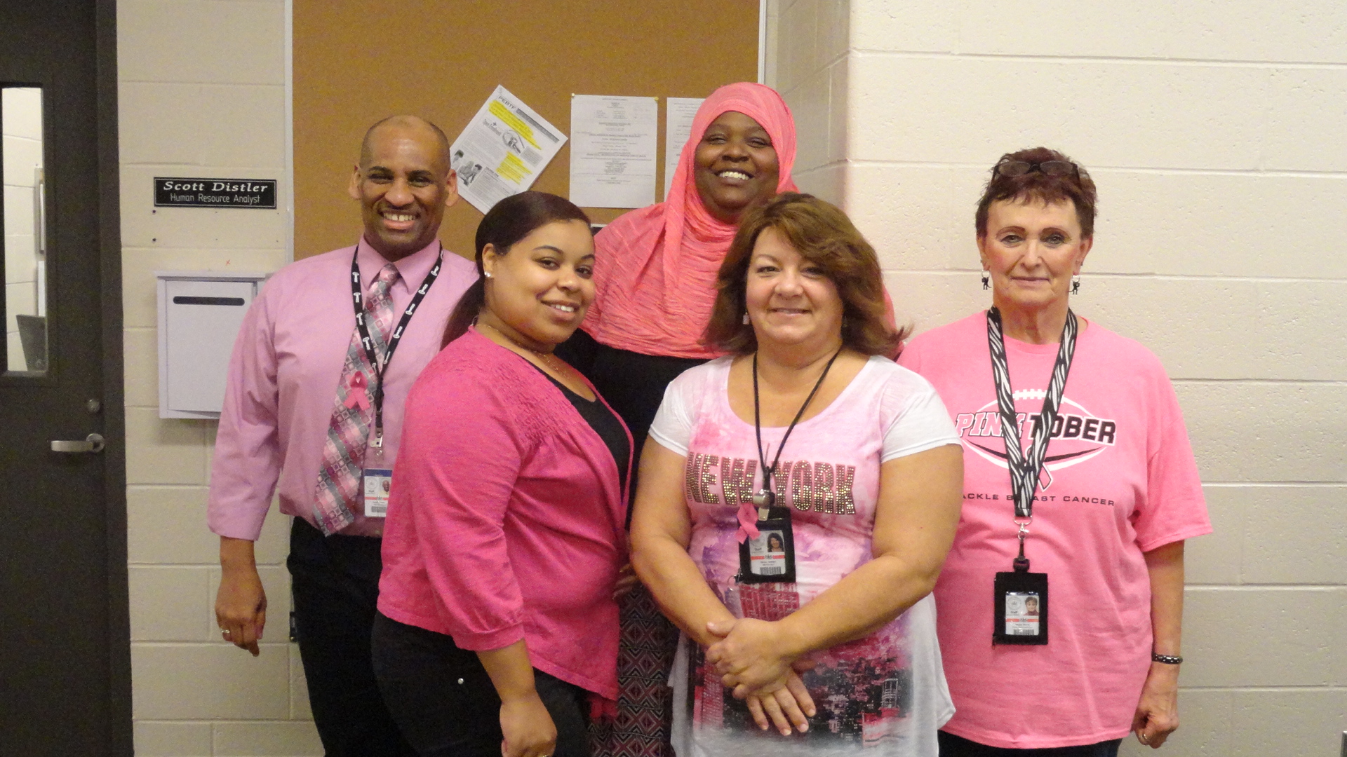 SCI Phoenix staff wearing pink